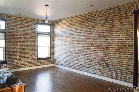 Installing Brick Veneer Inside Your Home • Vintage Revivals
