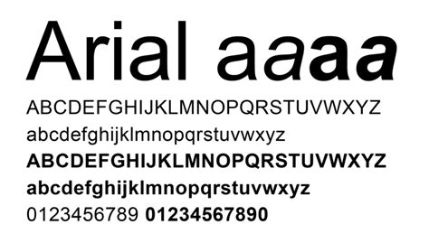 History Of The Arial Typeface Online Creatives