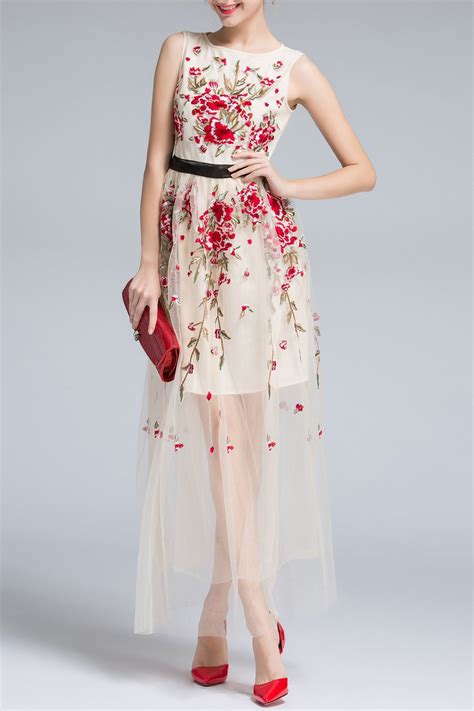 floral embroidered dress designer dresses online maxi dress shop designer dresses