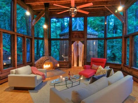 World Of Architecture Tree House In The Forest Mill Valley California