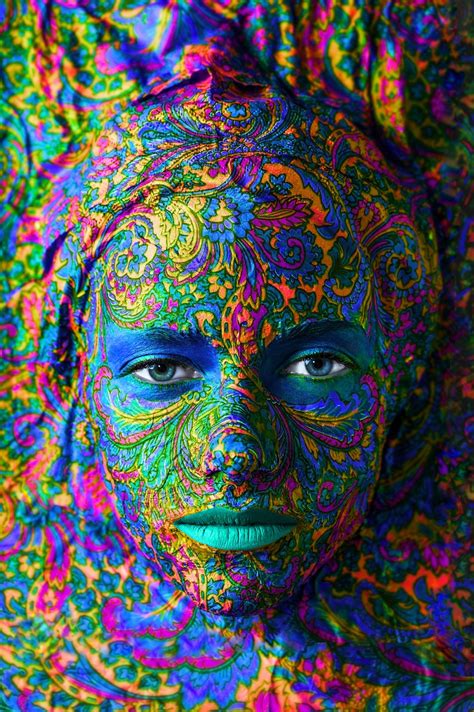 Wallpaper Face Colorful Painting Illustration Women Model Depth