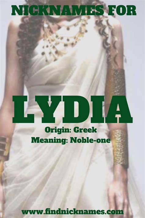 30 creative nicknames for lydia — find nicknames nicknames for girls names with meaning