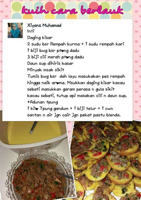 Resepi nona manis semanis senyumanmu. Kuih Cara Berlauk Recipe - Hijriyah S