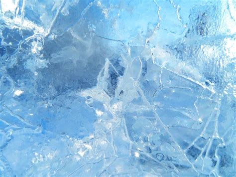 Colorful Ice Abstract Ice Texture Nature Background Stock Photo