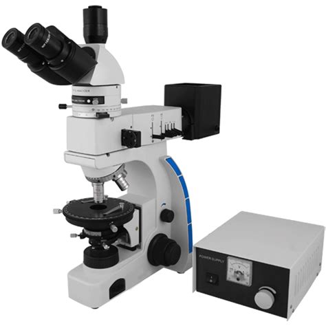 Trinocular Polarizing Microscope Transmitted And Reflected 40x 1000x
