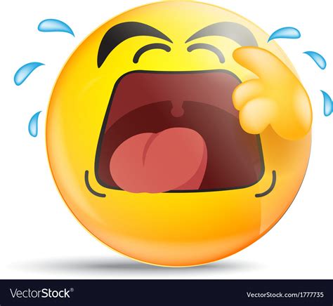 Typing this emoticon shortcut in the aol or msn instant messaging programs inserts a graphical emoticon into the chat session. Emoticon crying out loud Royalty Free Vector Image