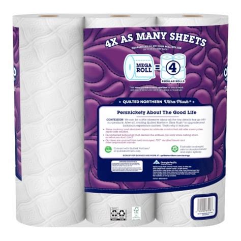Quilted Northern Ultra Plush® Mega Roll Toilet Paper 12 Rolls
