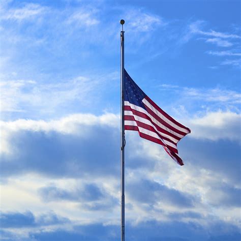The flags should remain at half mast for the entirety of tuesday, april 27. Flags at half staff in remembrance of 9-11 victims and ...