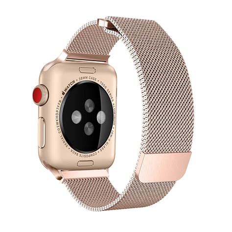 Apple Watch Band 42MM, Stainless Steel Mesh Milanese Loop ...