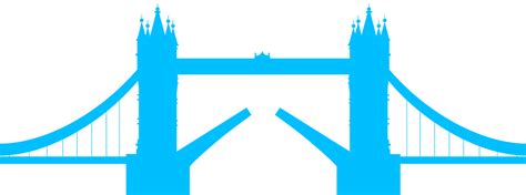 London Tower Bridge Silhouette Free Vector Silhouettes