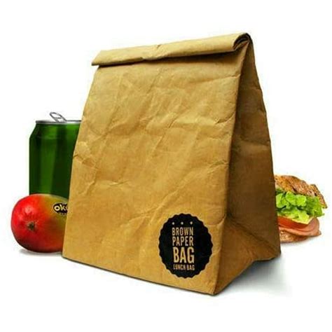 Im A Brown Paper Bag Reusable Insulated Lunch Bag Closure And Tear Proof