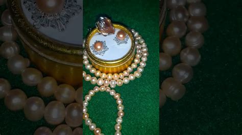 Exclusive Pearl Jewellery Set Youtube