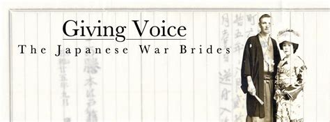 giving voice the japanese war brides