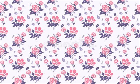 Valentine Unique Wallpaper With Romantic Pink Floral Pattern