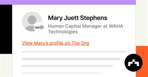 Mary Juett Stephens Human Capital Manager At Waha Technologies The Org