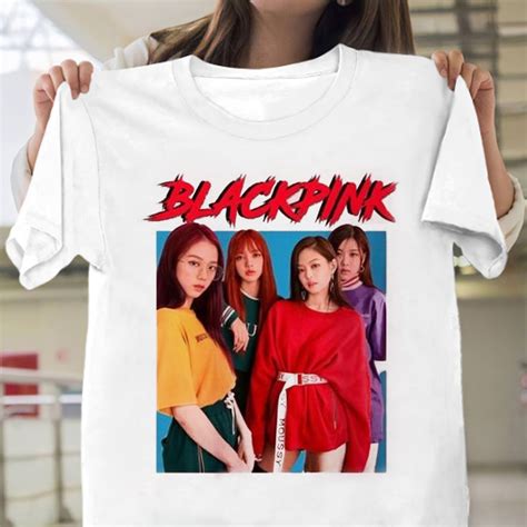 Limited Blackpink Shirt Black Pink Merch Kpop Teeblackpink Etsy