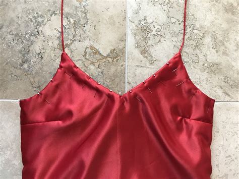Diy tutorial | dress slip dresses are a stunning essential and so easy to dress up or down. DIY Lace Trimmed Satin Slip Dress Sewing Tutorial | Silk dresses diy, Lace diy, Slip dress diy