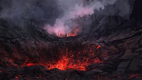 Volcanic Eruption Ultra Clear 4k Wallpaper Wallpapercam