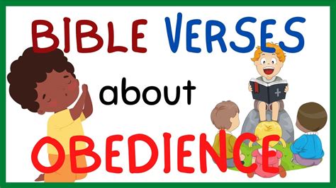 Collection Of Bible Verses On Obedience Kids Must Learn Youtube