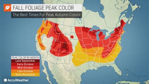 Heres When Fall Foliage Colors Are Predicted To Peak In Your State