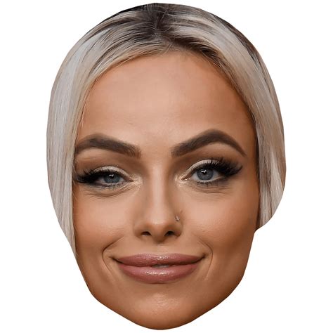 liv morgan smile maske aus karton celebrity cutouts