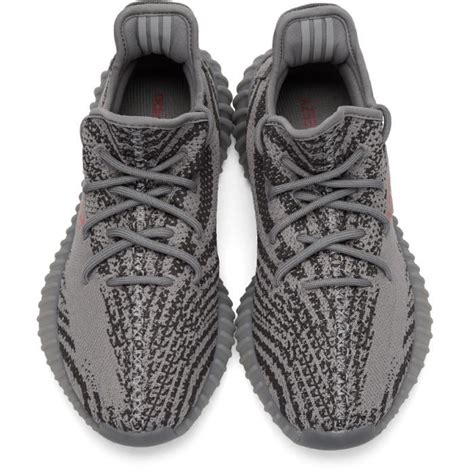 Yeezy Grey Boost 350 V2 Sneakers In Gray For Men Lyst