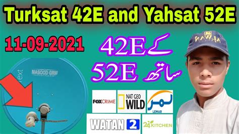 How To Set Turksat 42E And Yahsat 52E Multi Lnb Setup On 2 Feet Dish