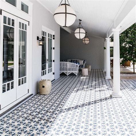 Tiles Used On A Verandah Brings An Extra Element Of Class And Character
