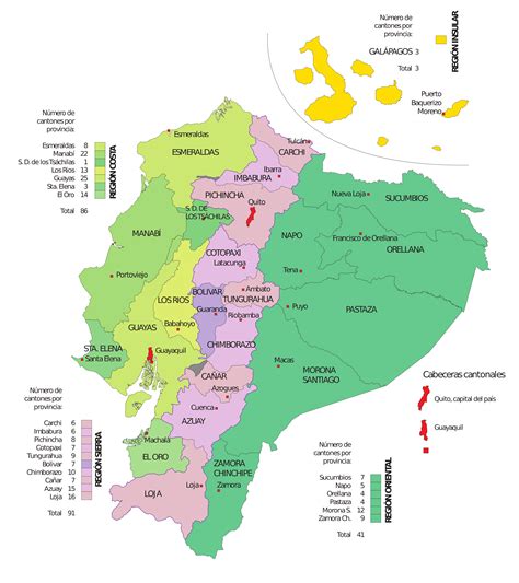 Mapa Del Ecuador Dividido En Regiones Images And Photos Finder