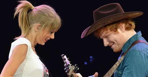 Taylor Swift And Ed Sheeran Pictures Popsugar Celebrity