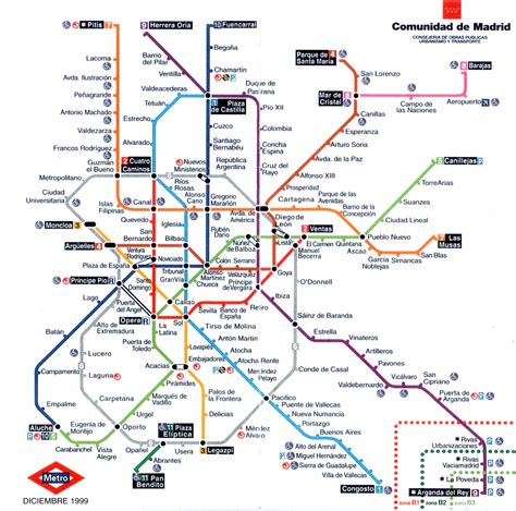 Top Imagen Mapa Metro Madrid Viaterra Mx