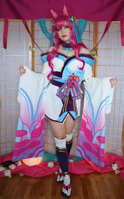 lol ahri spirit blossom cosplay  email wig blog