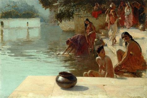 Womans Bathing Place I Oodeypore India Edwin Lord Weeks Encyclopedia Of