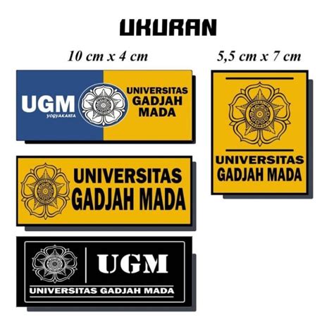 Jual Sticker Stiker Ugm Itb Ui Unpad Ub Ipb Indonesia Shopee Indonesia