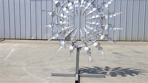 Outdoor Large Abstract Metal Stainless Steel Wind Spinner Kinetic