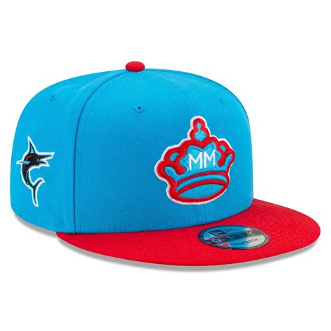 Miami Marlins New Era Mlb 2021 City Connect 9fifty Snapback Hat Ligh Us Sports Down Under