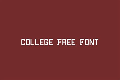 College Fonts Shmonts
