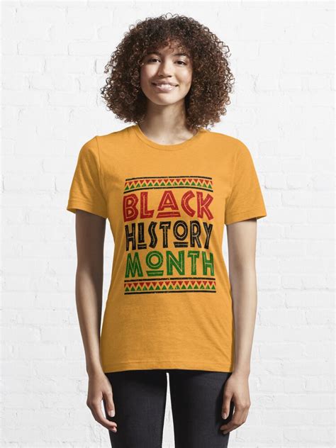 Black History Month T Shirt By Ethoswear Redbubble