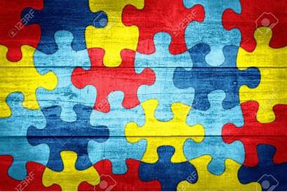 Autism Puzzle Piece Background Pieces Awareness Puzzles