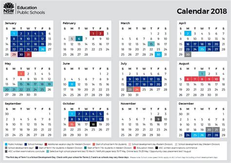 Calendar Public Holidays Nsw School Holiday Calendar School Calendar