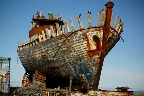 Free Images Sea Coast Ocean Boat Old Ship Rust Vehicle Broken