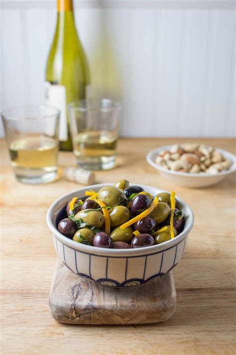 Recipe Marinated Olives With Basil And Orange Peel Recipe