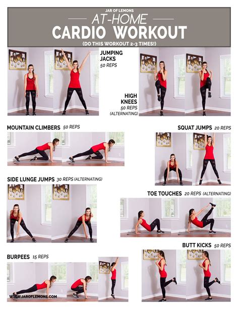 what are some good cardio exercises you can do at home cardio workout exercises