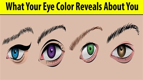 What Your Eye Color Reveals About Your Personality Healthpedia Youtube