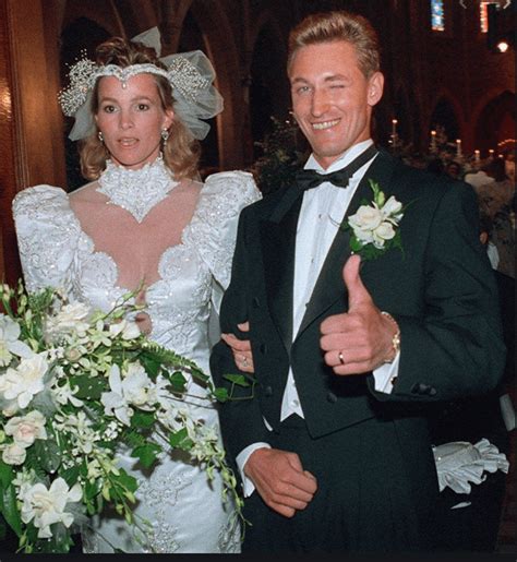 Wayne Gretzky And Janet Jones On Their Wedding Day 1988 Roldschoolcool
