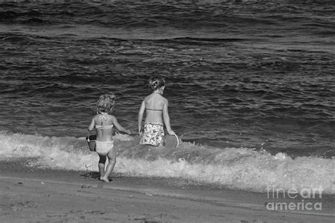 Two Girls On The Beach Photograph By Yumi Johnson Fine Art America