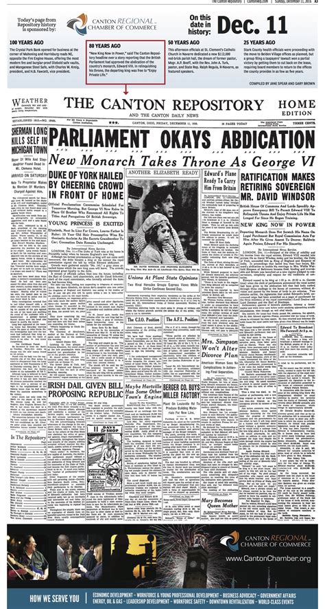 Parliament Endorsement Of The Abdication Of Edward Viii Made Front Page