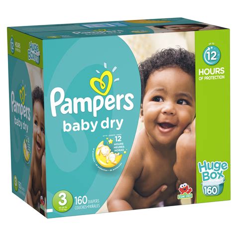Pampers Baby Dry Diapers Size 3 160 Diapers