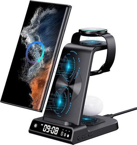 Wireless Charger For Samsung Charging Station 3 In 1 Wireless Charging