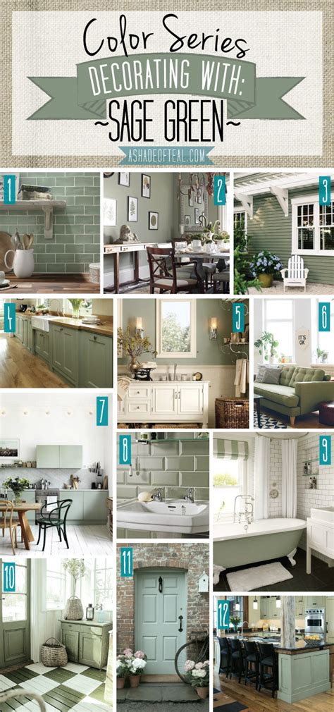 Color Series Decorating With Sage Green